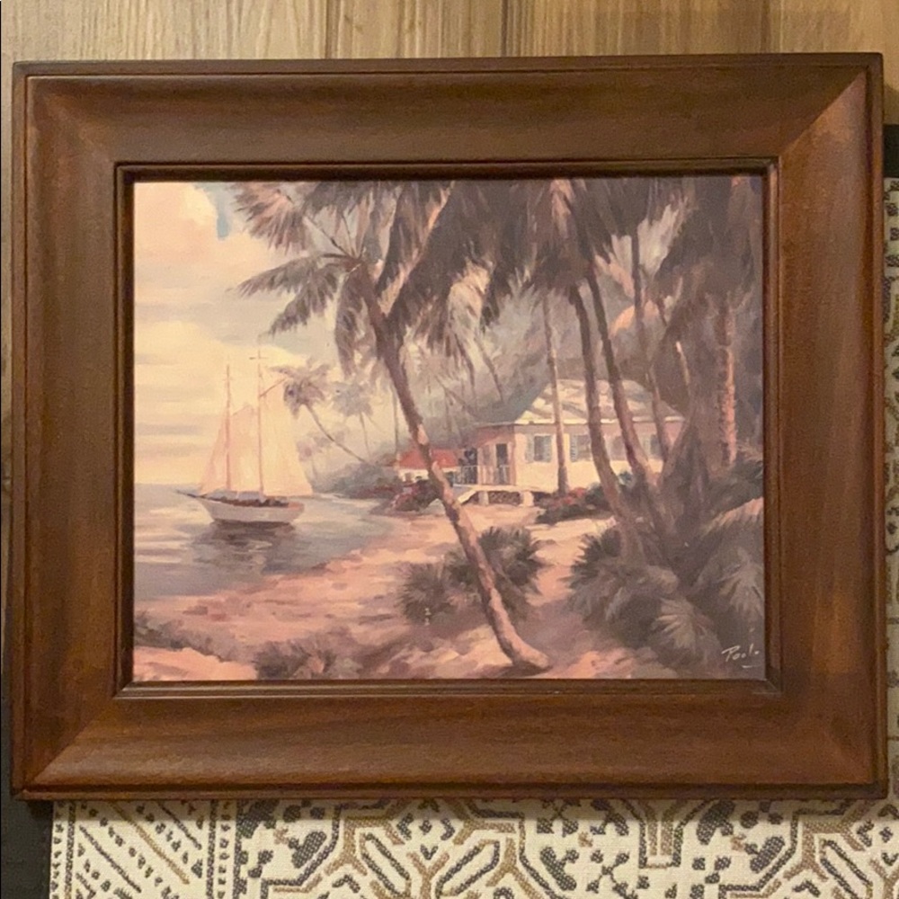 Seaside Village Theme Wall Art